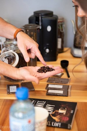 degustacja kaw za pomocą aeropressu Kraków