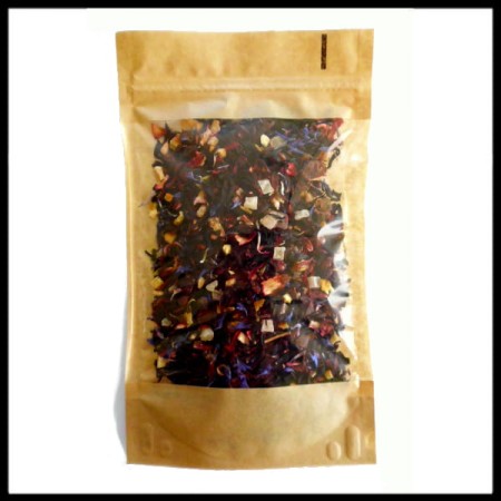 Torebki doypack papierowe z okienkiem 350 gram