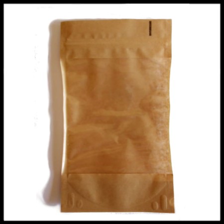 Torebki doypack papierowe z okienkiem 350 gram