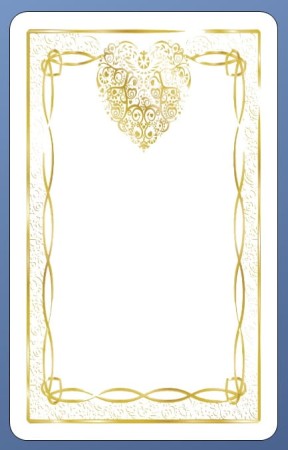 Etykieta samoprzylepna kolorowa na prezenty Złote Serce