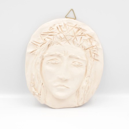 Rzeźba ceramiczna Jezusa