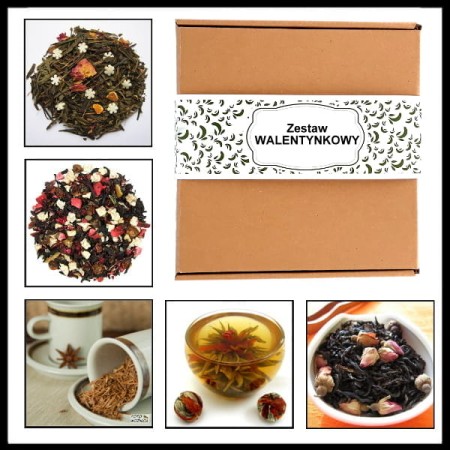 Zestaw herbat XXL Smaczna Paczka na Walentynki 0,4 kg