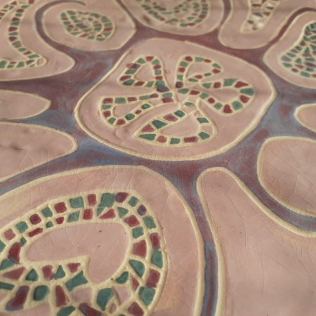 patera, obraz ceramiczny fantazja