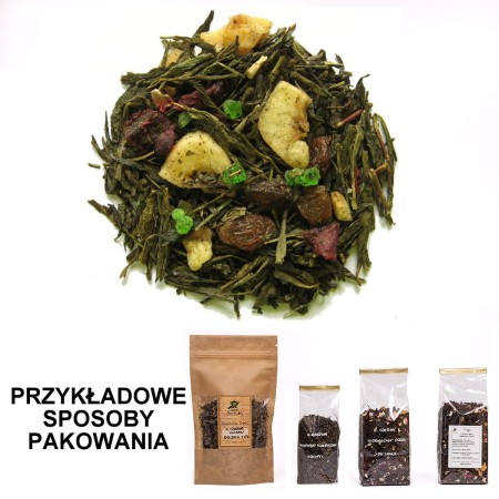 Herbata zielona Yunnan ŻAR CYTRUSÓW 50 g lub 100 gram