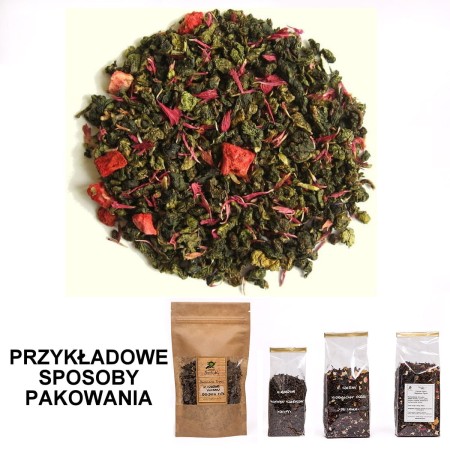 Herbata Oolong Truskawka 50 gram lub 100 gram torebka