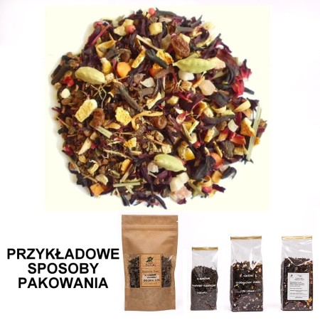 Herbata owocowa WINTER TEA 50 gram lub 100 gram torebka herbaty owocowej