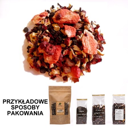 Herbata owocowa Truskawka Multiwitamina 50 gram lub 100 gram torebka herbaty