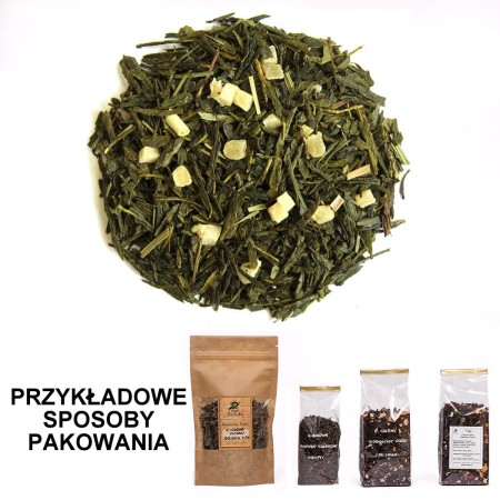 torebka herbata zielona Sencha ANANAS CYTRYNA 50 gram lub 100 gram