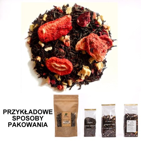 Herbata czarna Ceylon Truskawkowa Rozkosz 50 gram lub 100 gram torebka herbaty
