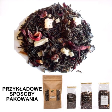 Herbata czarna Ceylon WIŚNIA RUM 50 gram lub 100 gram torebka