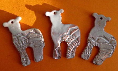 Zawieszka ceramiczna owieczka
