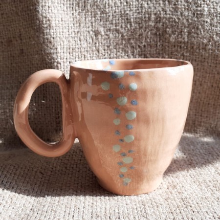 Kubek Lekki deszcz pracownia smak sztuki, rękodzieło