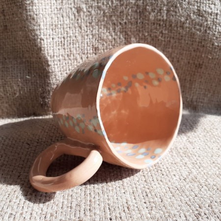 Kubek Lekki deszcz pracownia smak sztuki, rękodzieło