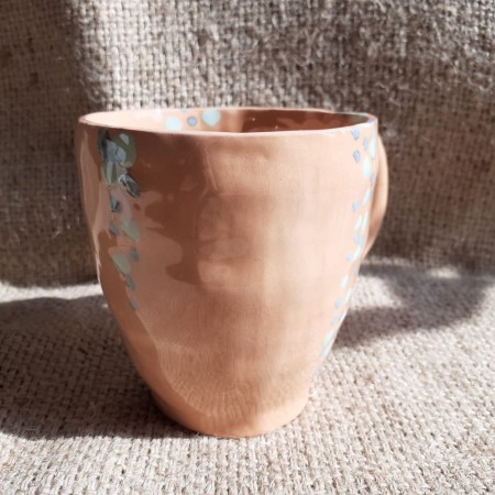 Kubek Lekki deszcz pracownia smak sztuki, rękodzieło