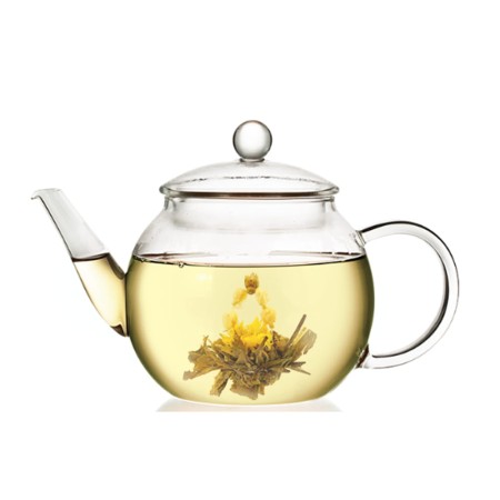 herbata kwitnąca biała AUTUMN BEAUTY w dzbanku szklanym