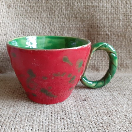 Kubek ceramiczny  Big Rosi 250 ml ręczna praca, smaksztuki, kraków