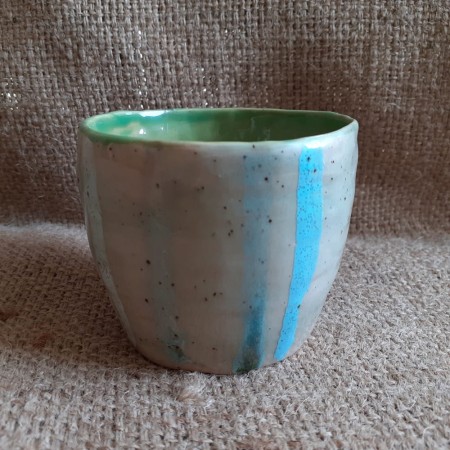 Kubek ceramiczny o pojemności 200 ml, handmade