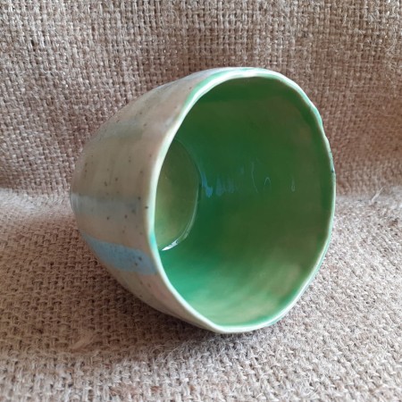 Kubek ceramiczny o pojemności 200 ml, handmade