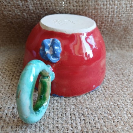 ceramiczna filiżanka rękodzieło smak sztuki