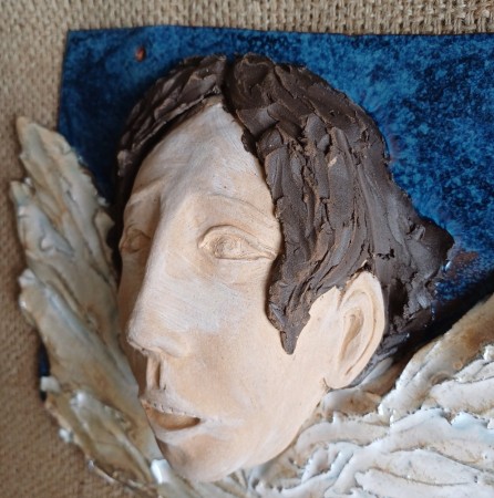 rzeźba ceramiczna anioła z Rieti pracownia smak sztuki