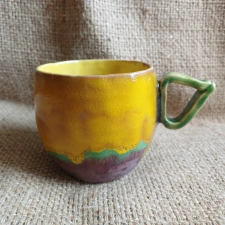 Filiżanka, kubek ceramiczny ręczna praca, Kraków