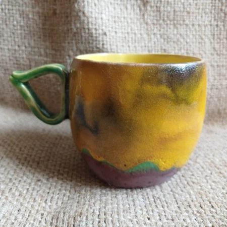 Filiżanka, kubek ceramiczny ręczna praca, Kraków