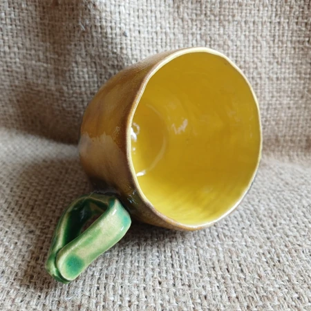 Filiżanka, kubek ceramiczny ręczna praca, Kraków