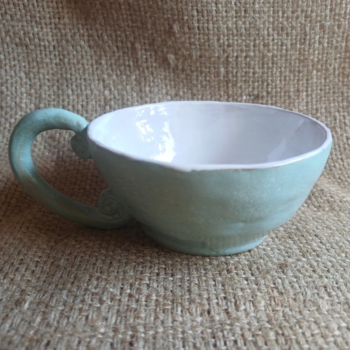 Przejdź do produktu Filiżanka ceramiczna Mięta 110 ml