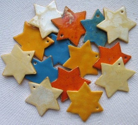 Zawieszka ceramiczna gwiazdka
