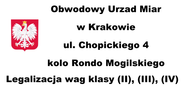 Obwodowy Urząd Miar legalizacja wagi