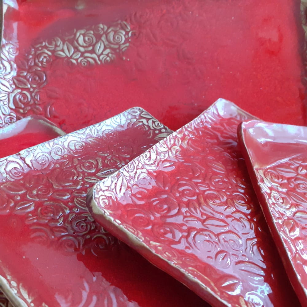 rękodzieło, komplet talerzyków, sushi, deserowe, smaksztuki