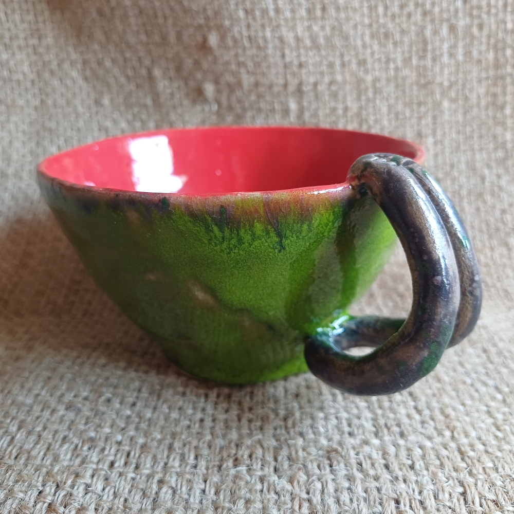 Kubek ceramiczny hand made Kraków smaksztuki.pl